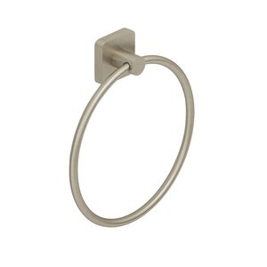 Изображение товара Полотенцедержатель кольцо Kludi Vela S 25978N5, 17 см, цвет брашированный никель