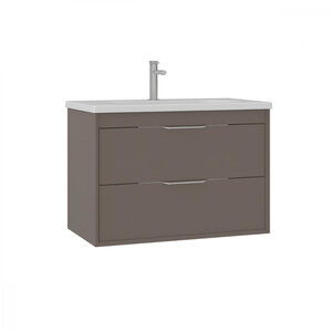 Изображение товара Тумба с раковиной Orka Clay 5004383, 80 см, подвесная, цвет soil 