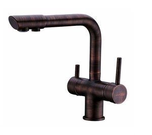 Изображение товара Смеситель WasserKRAFT A8047 для кухонной мойки, темная бронза