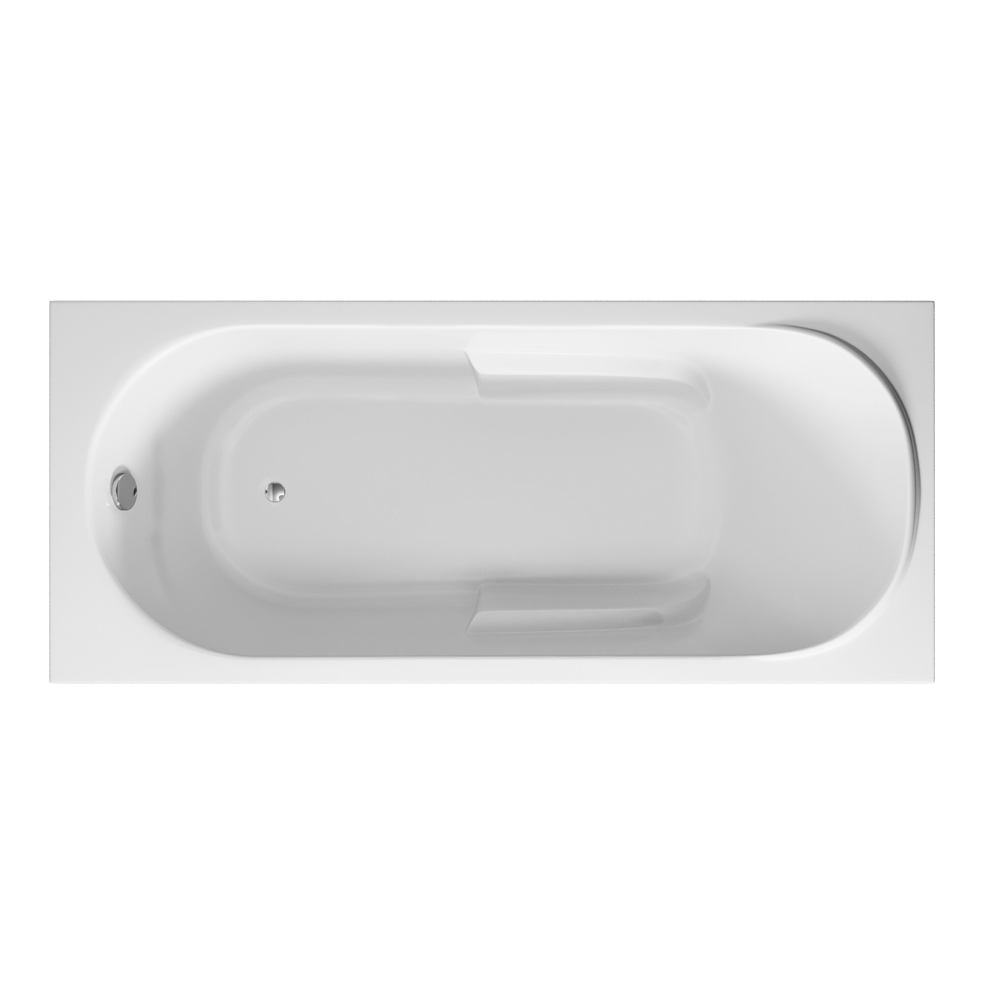 Изображение товара Ванна акриловая Vincea VBT-2A170-LG 170x75 см встраиваемая белая