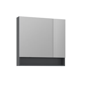 Изображение товара Зеркальный шкаф Orka Malta 3001305, 75 см, цвет антрацит матовый