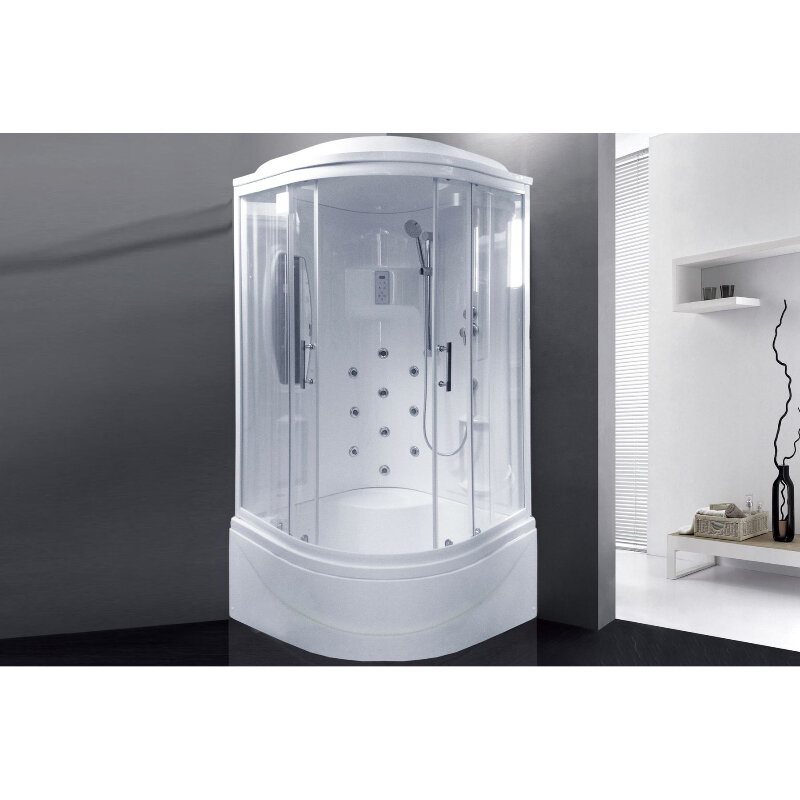 Изображение товара Душевой бокс Royal Bath NRW RB100NRW-T 100х100 см с гидромассажем и тропическим душем