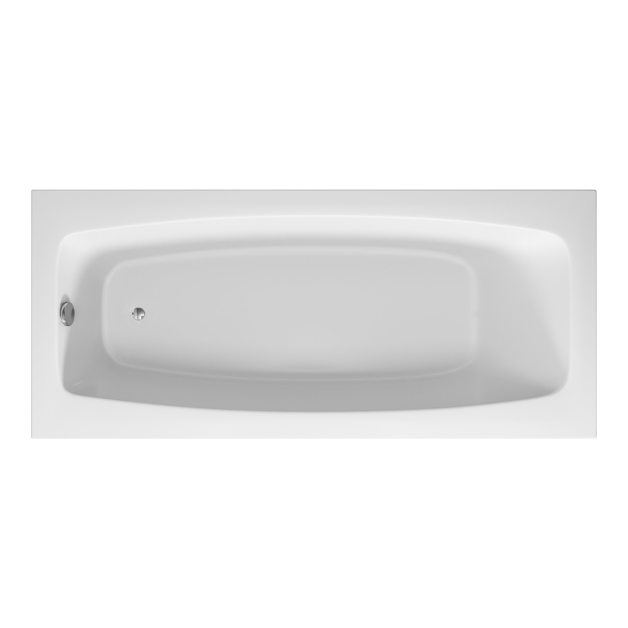 Изображение товара Акриловая ванна Vincea VBT-2S170-LG 170x75 см встраиваемая белая