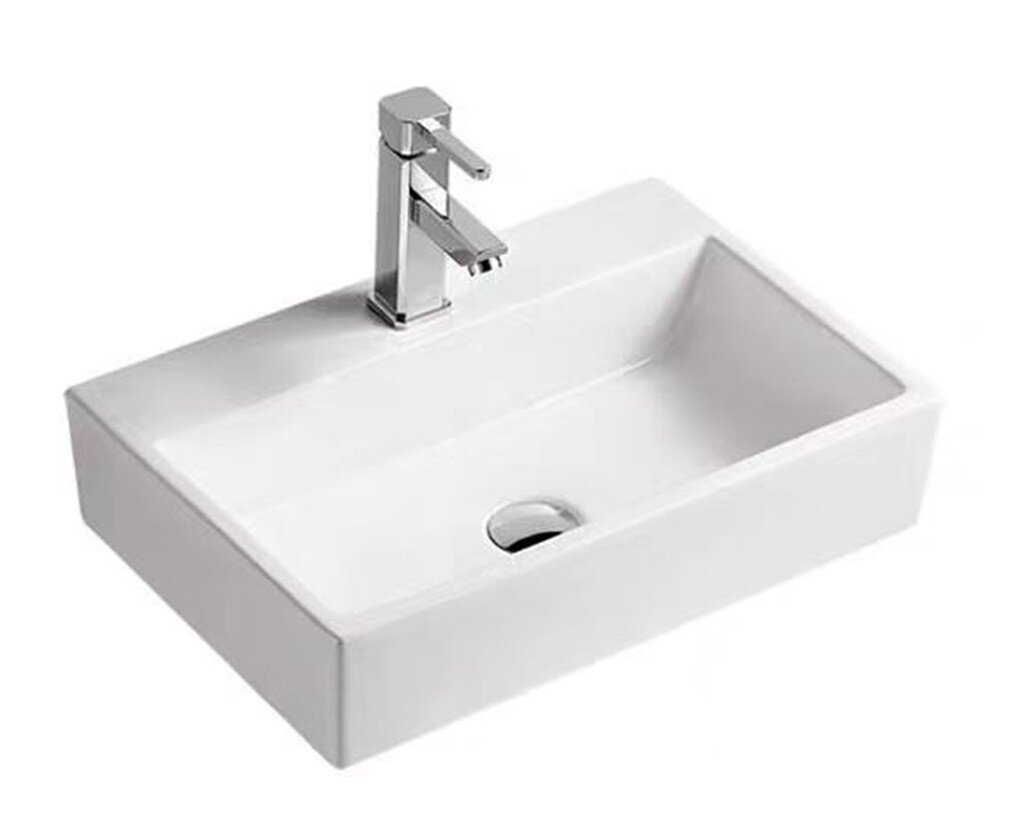 Изображение товара Раковина RGW GS-21, 80121021-01, 53 см, накладная/подвесная, фарфор, белый Изображение товара Раковина RGW GS-21, 80121021-01, 53 см, накладная/подвесная, фарфор, белый