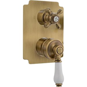 Изображение товара Смеситель для душа Migliore Ermitage 18617, бронза/белый