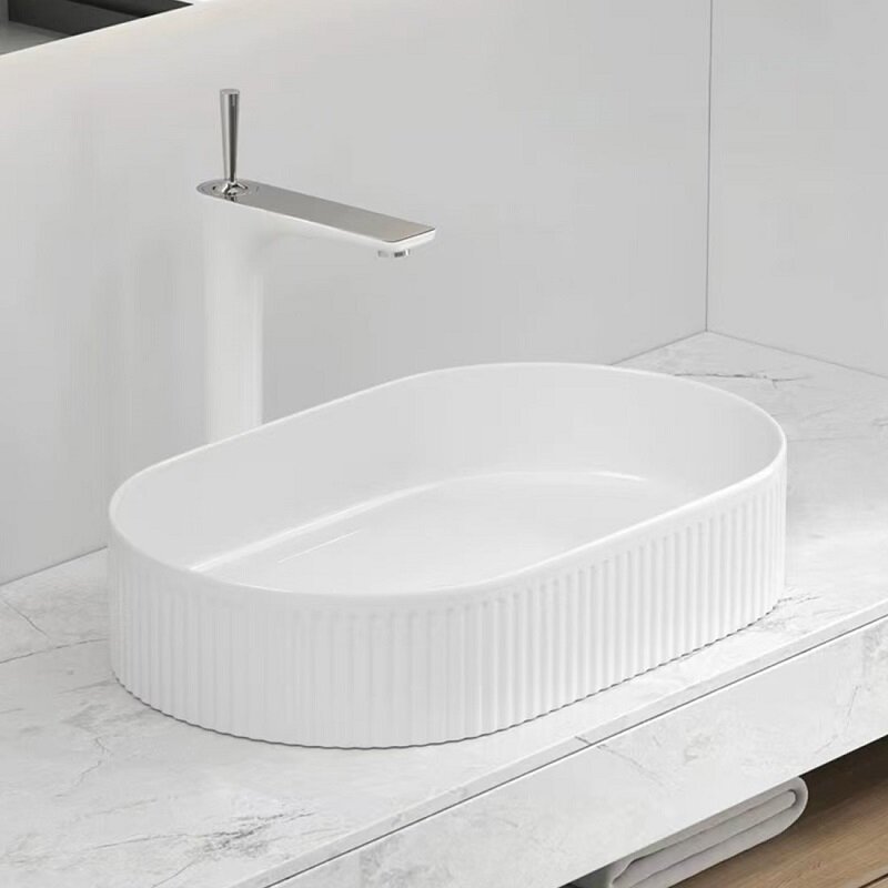 Изображение товара Раковина RGW GS-80 накладная белая 49 см из фарфора