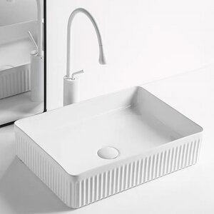 Изображение товара Раковина RGW GS-20, 80121020-01, 50 см, накладная, фарфор, белый