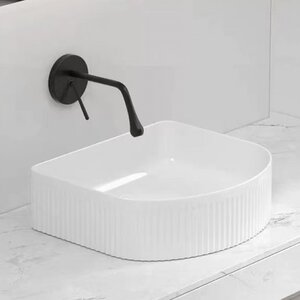 Изображение товара Раковина RGW GS-40, 80121040-01, 40 см, накладная, фарфор, белый