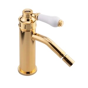 Изображение товара Смеситель для биде Migliore Ermitage 28584, золото/белый