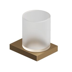 Изображение товара Стакан для щеток Kludi Vela C 31975N1, цвет держателя брашированная бронза