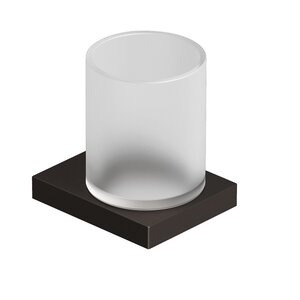 Изображение товара Стакан для щеток Kludi Vela C 31975N2, цвет держателя оружейная сталь