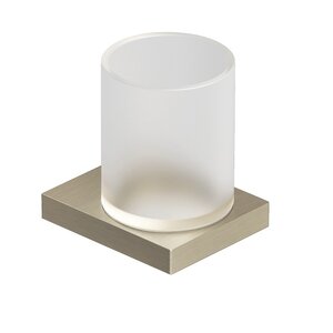 Изображение товара Стакан для щеток Kludi Vela C 31975N5, цвет держателя брашированный никель