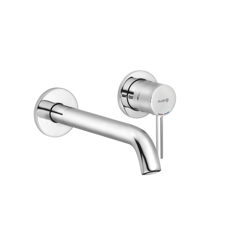 Изображение товара Смеситель для раковины Kludi Bozz с внутренней частью и изливом 23 см