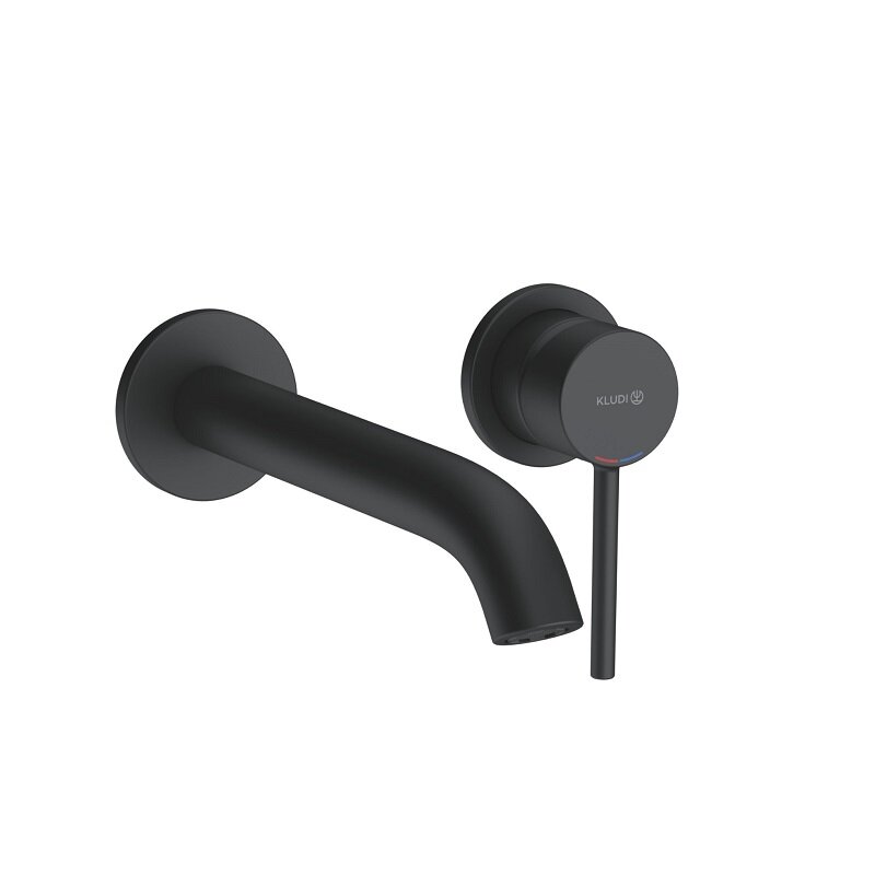 Изображение товара Смеситель для раковины Kludi Bozz 382453976S черный матовый 23 см