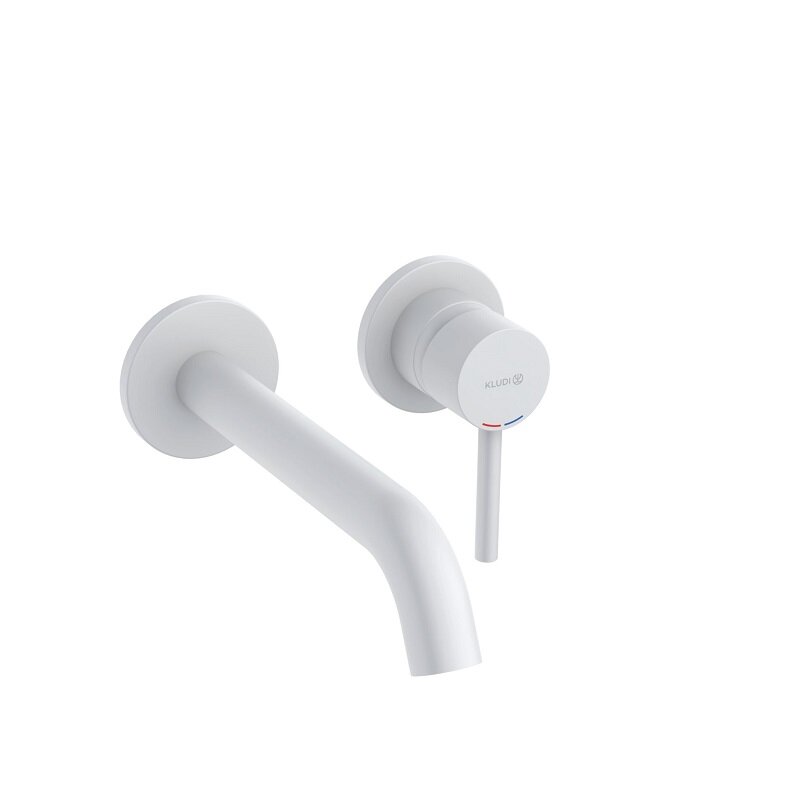 Изображение товара Смеситель для раковины Kludi Bozz 382455376S белый матовый однорычажный