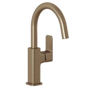 Изображение товара Смеситель для раковины Kludi Renon 42027N175, с донным клапаном, цвет брашированная бронза