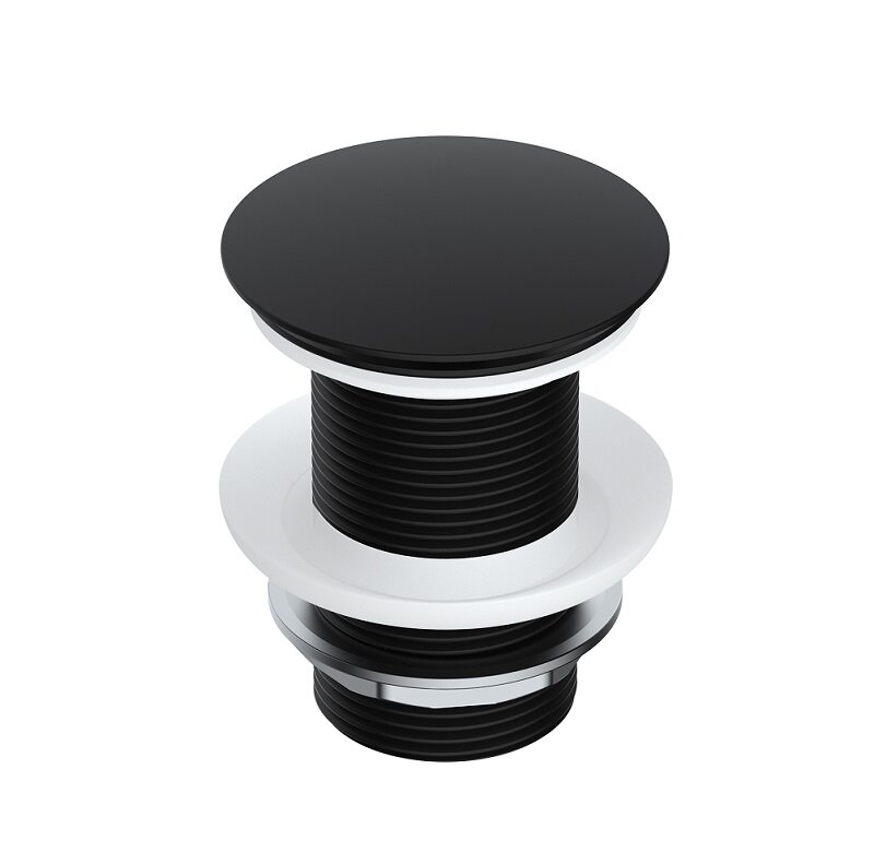 Изображение товара Донный клапан WasserKRAFT A245 Push-up черный матовый для раковин Изображение товара Донный клапан WasserKRAFT A245 Push-up черный матовый для раковин