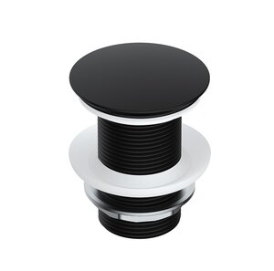 Изображение товара Донный клапан WasserKRAFT A245, Push-up, черный матовый