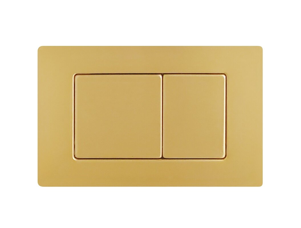 Изображение товара Клавиша смыва RGW SWH-10Gb механическая золото брашированное 23.2x14.2 см