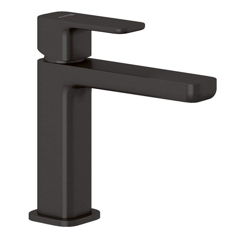 Изображение товара Смеситель для раковины Kludi Renon 42288N275 с донным клапаном и оружейной сталью