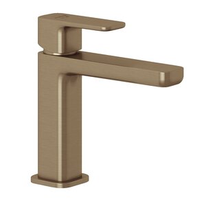 Изображение товара Смеситель для раковины Kludi Renon 42289N175, с донным клапаном, EcoPlus, цвет брашированная бронза