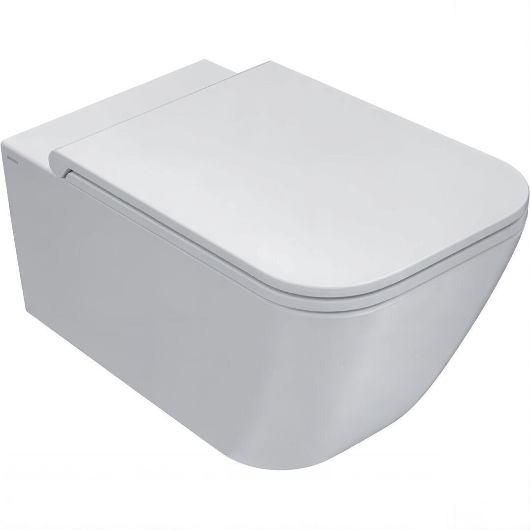Изображение товара Подвесной унитаз Globo Stone STS06.BI безободковый 56 x 36 см, белый