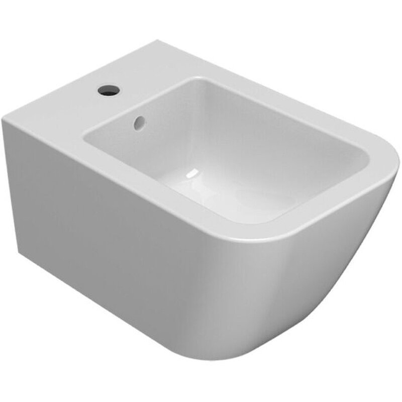 Изображение товара Подвесное биде Globo Stone 36x52 см, белое, керамика, Италия