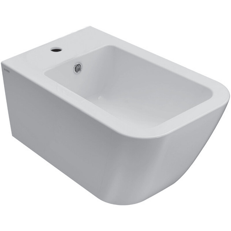 Изображение товара Подвесное биде Globo Stone STS09.BI*1 белое из керамики размеры 56x36 см