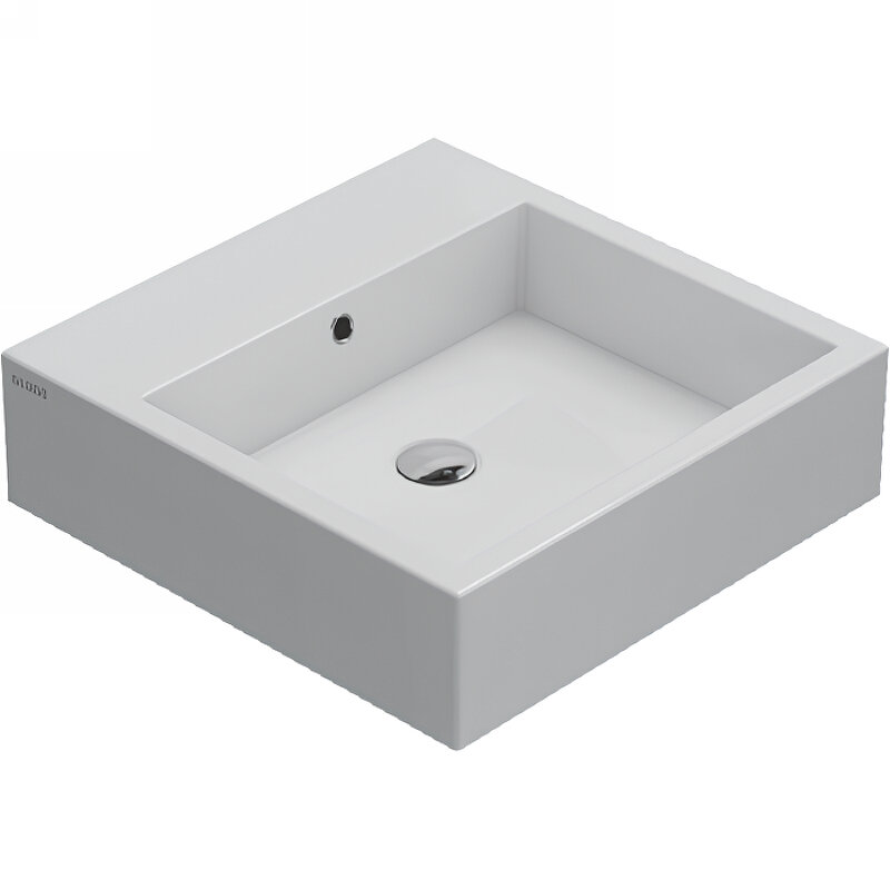 Изображение товара Керамическая раковина Globo Stone SCQ51.BI накладная 50 х 50 см