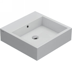 Изображение товара Керамическая раковина Globo Stone SCQ51.BI накладная 50 х 50 см