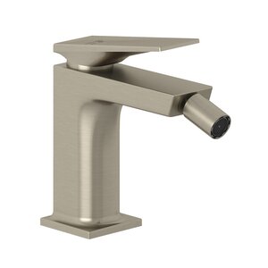 Изображение товара Смеситель для биде Kludi Decus 54217N575, с донным клапаном, цвет брашированный никель