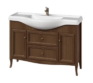 Изображение товара Тумба под раковину Caprigo Лион 120 см орех античный напольная