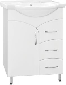 Изображение товара Тумба под раковину Style Line Эко Стандарт №22 65 ЛС-00000104, 65 см, напольная, белая