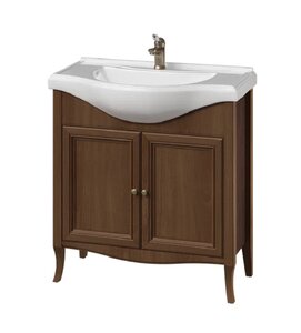 Изображение товара Тумба под раковину Caprigo Лион 38311-036.000.00.20, 80 см напольная, орех античный (УК068422)