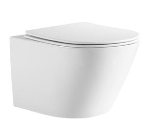 Изображение товара Подвесной унитаз RGW SW-51 80420251-01, безободковый, смыв торнадо, сиденье микролифт, белый
