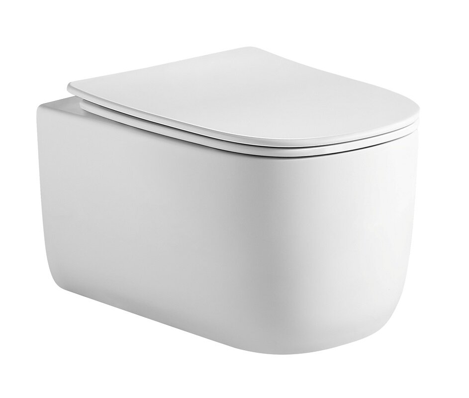 Изображение товара Подвесной унитаз RGW SW-53 80420253-01 безободковый торнадо фирменный белый