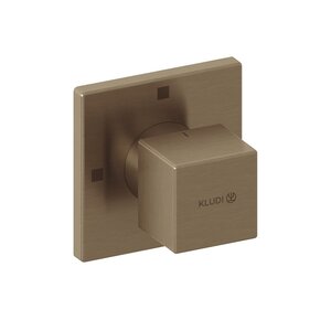 Изображение товара Переключатель потоков Kludi Decus 54846N175 на 3 потребителя в брашированной бронзе