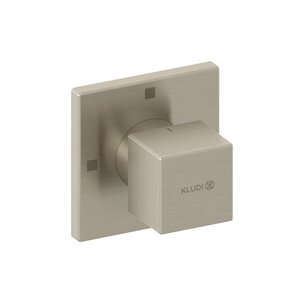Изображение товара Переключатель потоков Kludi Decus 54846N575, на 3 потребителя, цвет брашированный никель