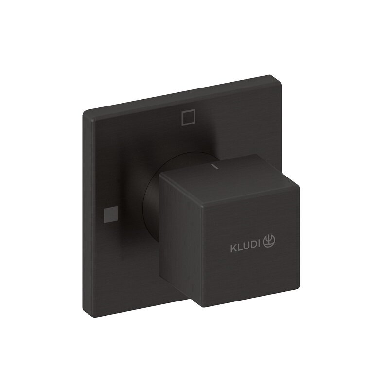 Изображение товара Переключатель потоков Kludi Decus 54847N275 на 2 потребителя, оружейная сталь