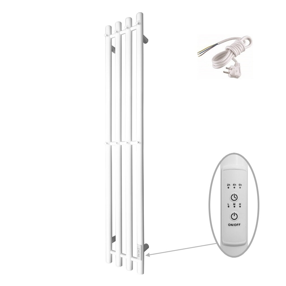 Изображение товара Электрический полотенцесушитель Altasan ПроксимаКругСП21120БМ 120x21 см с терморегулятором