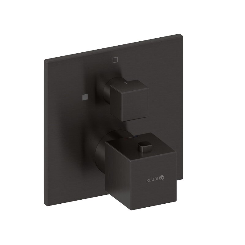 Изображение товара Смеситель для душа Kludi Decus 54885N275 термостатический оружейная сталь