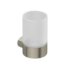 Изображение товара Стакан для щеток Kludi Vela R 58975N5, цвет держателя брашированный никель 