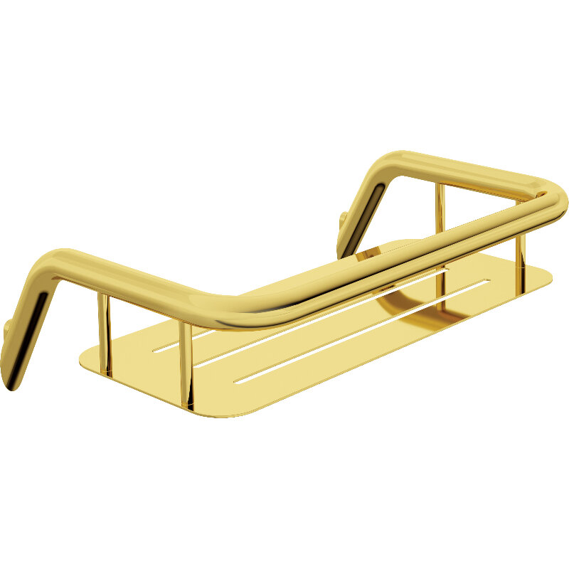 Изображение товара Полка Deante Silia ADI_Z551 27.6 см золото настенная из латуни и нержавейки