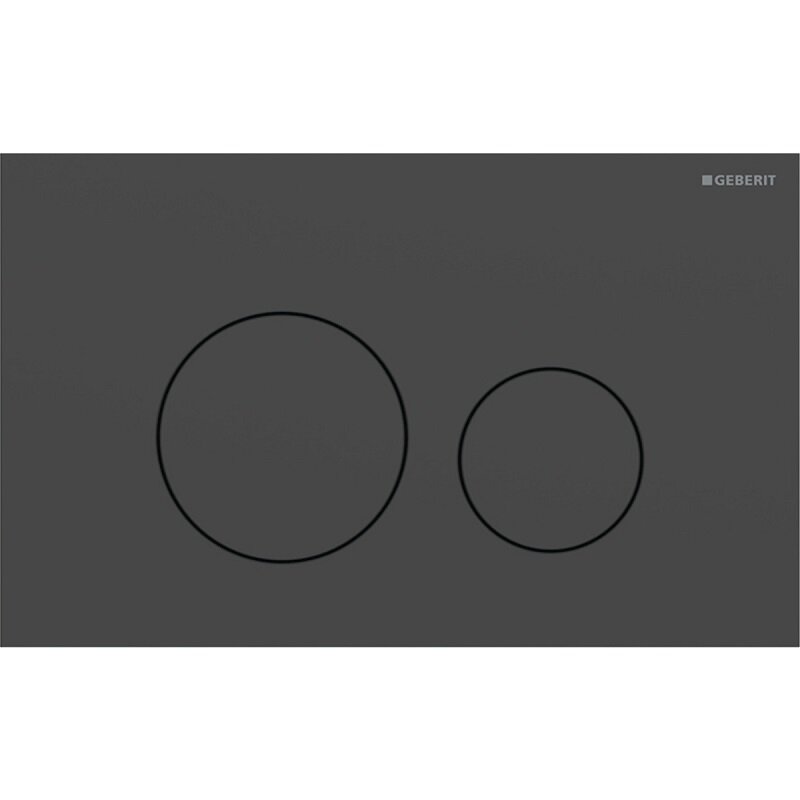 Изображение товара Клавиша Geberit Sigma Type 40 115.628.14.1 нержавеющая сталь механическая черный матовый