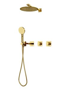 Изображение товара Душевая система WasserKRAFT A7651.304.305.183.208.280.197.348 глянцевое золото