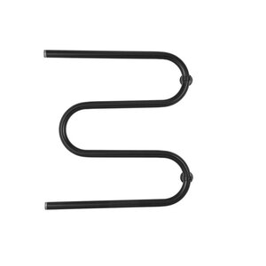 Изображение товара Полотенцесушитель водяной Energy Solo EWTR0SOLO06040BLACK, 60 x 40, ширина 40 см, высота 60 см, боковое подключение, черный матовый