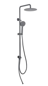 Изображение товара Душевая система Aquatek Вега AQ2046BGM, Reno, лейка 3 режима, оружейная сталь