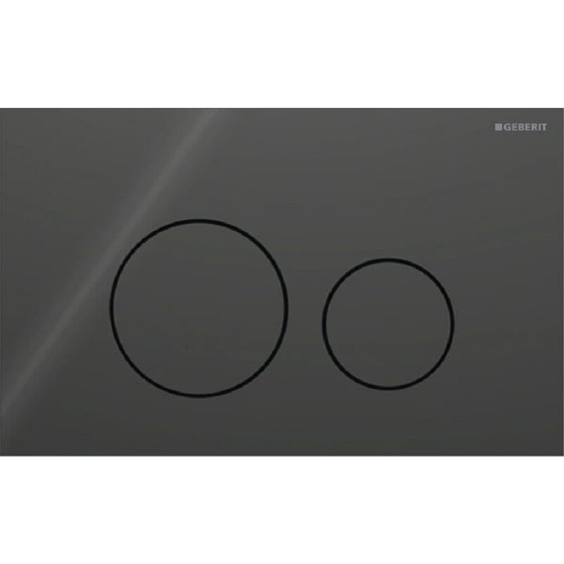 Изображение товара Клавиша Geberit Sigma Type 40 механическая стекло черная