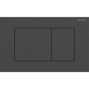 Изображение товара Клавиша Geberit Sigma Type 40, 115.629.14.1, нержевеющая сталь, механическая, цвет черный матовый