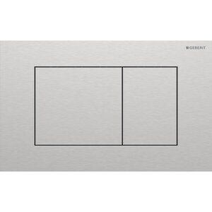 Изображение товара Клавиша Geberit Sigma Type 40, 115.629.FW.1, нержевеющая сталь, механическая, цвет нержевеющая сталь матовая